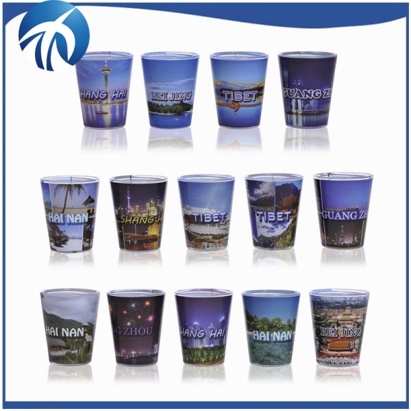 souvenir glass cup