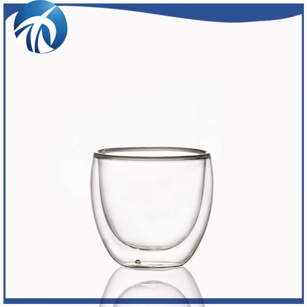 Heat-resistant glass cup kung fu glass double wall drinking glass