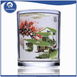 250ml multi-purpose factory direct brand logo printing whiskey glass