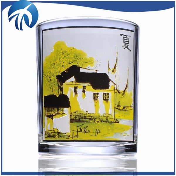 300ml custom printing glass series custom glass set