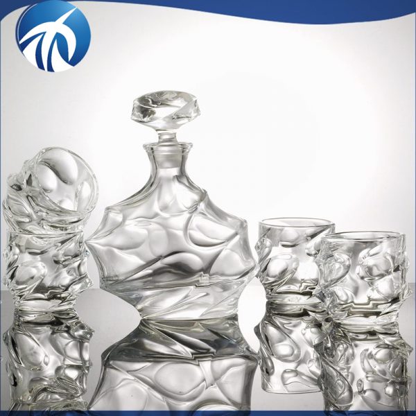 Italian art faction European style whisky glass wine bottle set