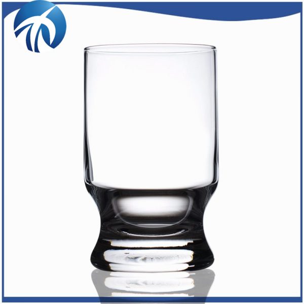OEM custom shape glass cup factory round high white glass tumbler