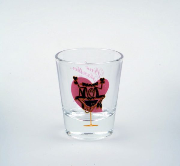 wholesale small round heavy bottom wedding glass cup