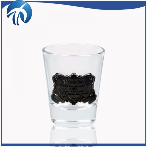 souvenirs happy birthday glass iron piece metal piece glass cup