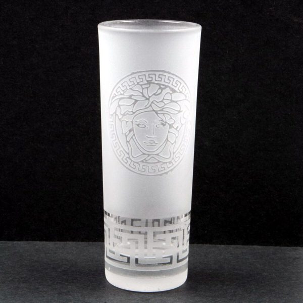 wholesale beautiful heavy bottom shot custom frosty glasses
