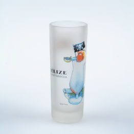 120ml frosty cheap promotional custom logo small shot glass