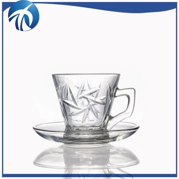 180ml high quality beautiful glass milk / tea / coffee mug