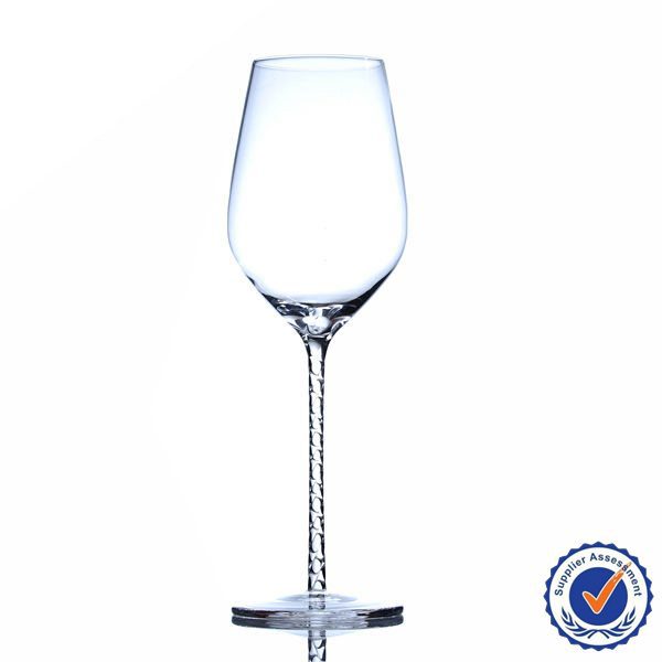 650ml fancy vintage custom goblet wine wedding glass from factory