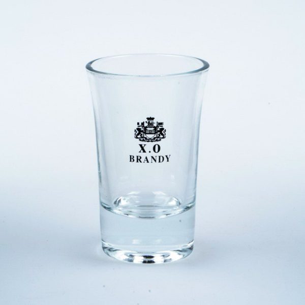 60ml clear heavy bottom vodka shot drinking glass cup