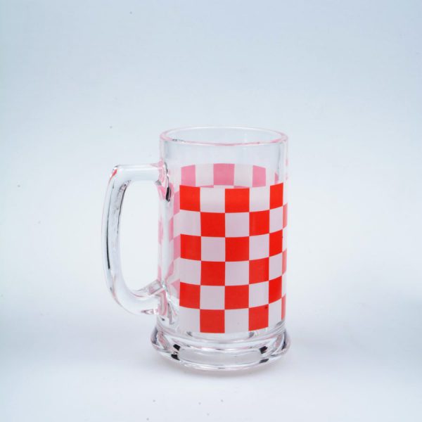 hot sell heavy based personalized vintage beer mug thick glass