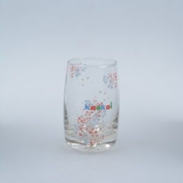 120ml small heavy based custom logo stylish glass cups