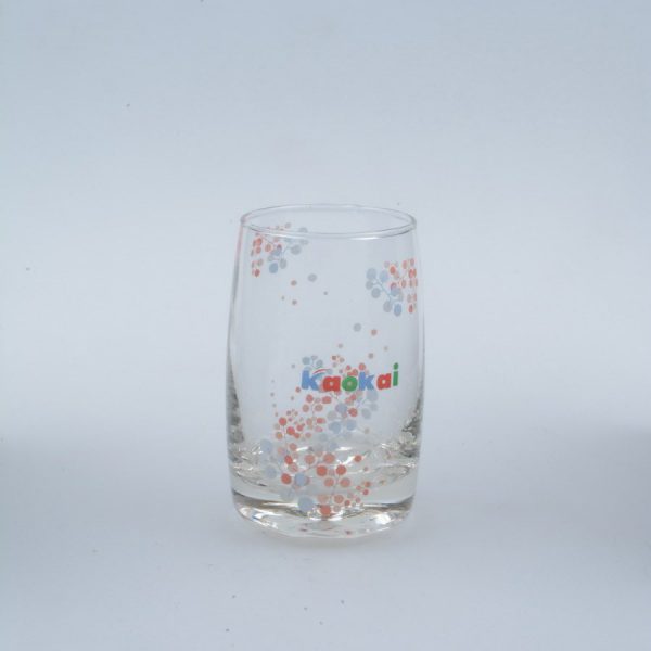 120ml small heavy based custom logo stylish glass cups